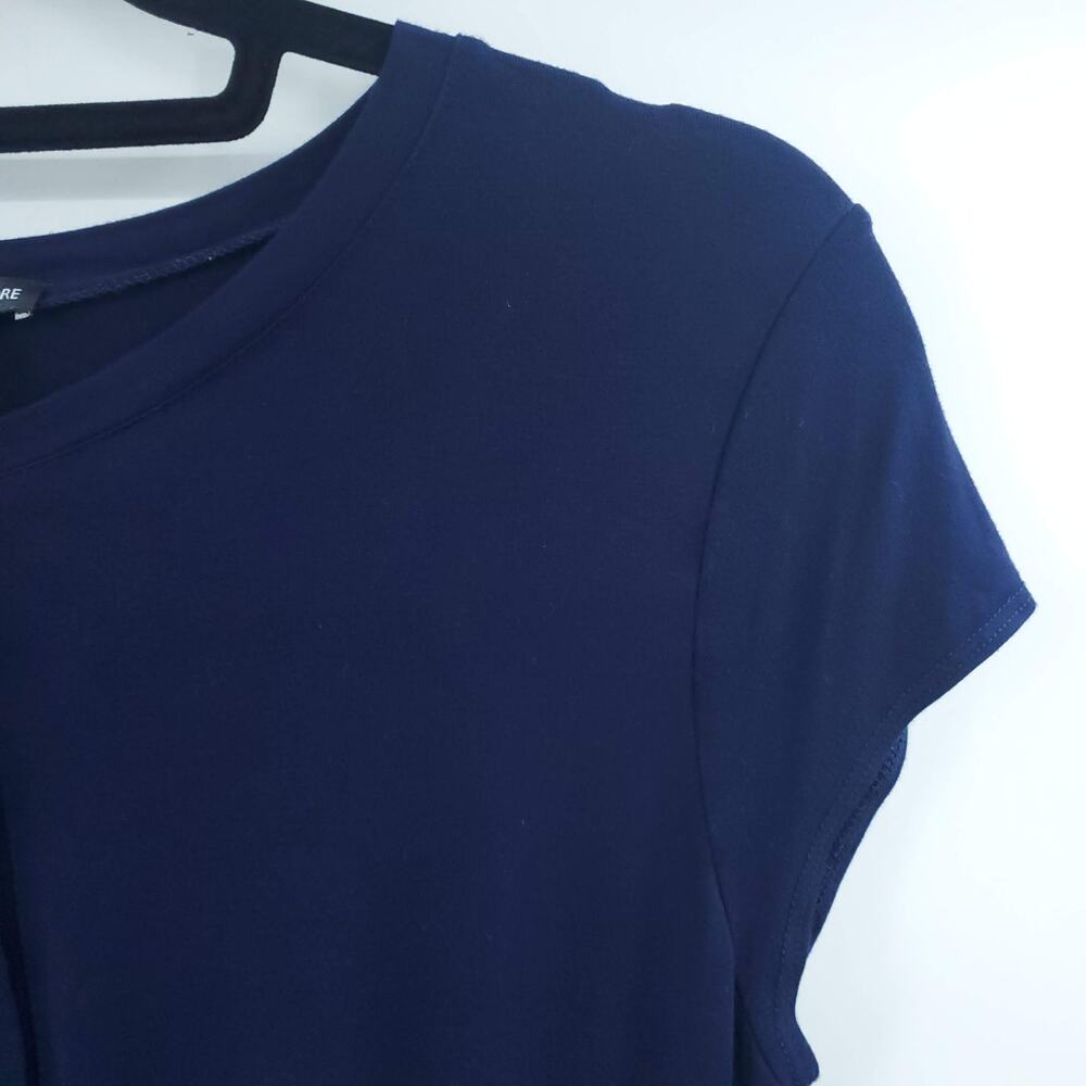 Chelsea & Theodore Nautical Shirt Dress 8 Navy Blue - Picture 3 of 8